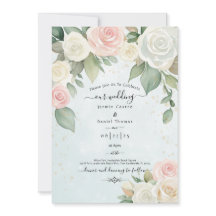 ピンクと白のローズデュスキー開花