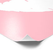 ピンクと白の唇 フォトプリント            (角)