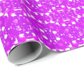 ピンクと白の対称マーク ラッピングペーパー (ロールコーナー)