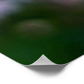 ピンクと白の山の月桂樹の花 ポスター (角)