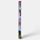 ピンクと白の山の月桂樹の花 SAMSUNG GALAXYケース (左側面)