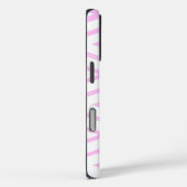 ピンクと白の山形のデザイン Case-Mate iPhoneケース (裏面 / 右)