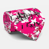 ピンクと白の星 – Scenester Neck Ties ネクタイ (ロール)