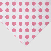ピンクと白の水玉模様 薄葉紙 (詳細)