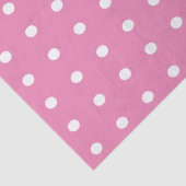 ピンクと白の水玉模様 薄葉紙 (詳細)