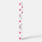 ピンクと白の水玉模様 Case-Mate iPhoneケース (裏面 / 右)