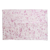 ピンクと白の牛革の田舎西部 枕カバー (正面)