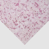 ピンクと白の牛革の田舎西部 薄葉紙 (詳細)