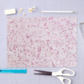 ピンクと白の牛革の田舎西部 薄葉紙 (クラフト)