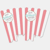 ピンクと白の特別イベント映画ナイトポップコーン フェイバーボックス (見開き)