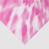 ピンクと白の絞り染め 薄葉紙 (詳細)