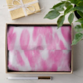 ピンクと白の絞り染め 薄葉紙 (ギフト)