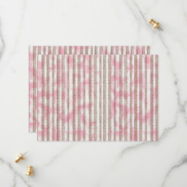 ピンクと白の背ストライプの景 セーブザデート