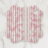 ピンクと白の背ストライプの景 フェイバータグ (裏面)
