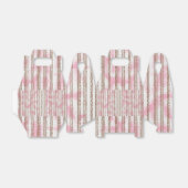 ピンクと白の背ストライプの景 フェイバーボックス (折り畳みなし)