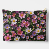 ピンクと白の花園 アクセサリーポーチ (裏面)