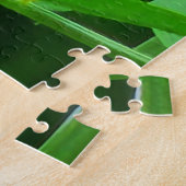 ピンクと白の花芽 ジグソーパズル (側面)