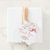 ピンクと白の花 ボーホー サンクス フェイバータグ (インサイチュ)