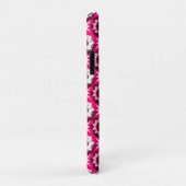 ピンクと白の蓮の華やかな花柄 Case-Mate iPhoneケース (裏面/右)