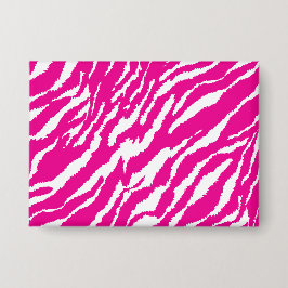 ピンクと白の複雑な花のパターン、アート 缶バッジ