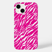 ピンクと白の複雑な花のパターン、アート Case-Mate iPhoneケース (裏面)