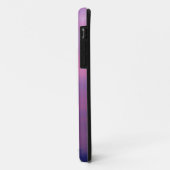 ピンクと白の雲のモノグラムの携帯電話ケース Case-Mate iPhoneケース (裏面/左)