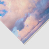 ピンクと白の雲ブルースカイの切り離し 薄葉紙 (詳細)