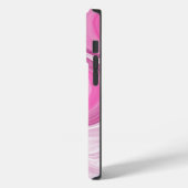 ピンクと白フェイク大理石 Case-Mate iPhoneケース (裏面 / 左)