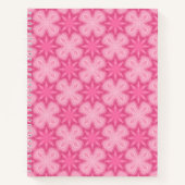 ピンクと白 ノートブック (正面)