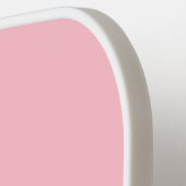 ピンクと白 ピックルボールラケット (左詳細)