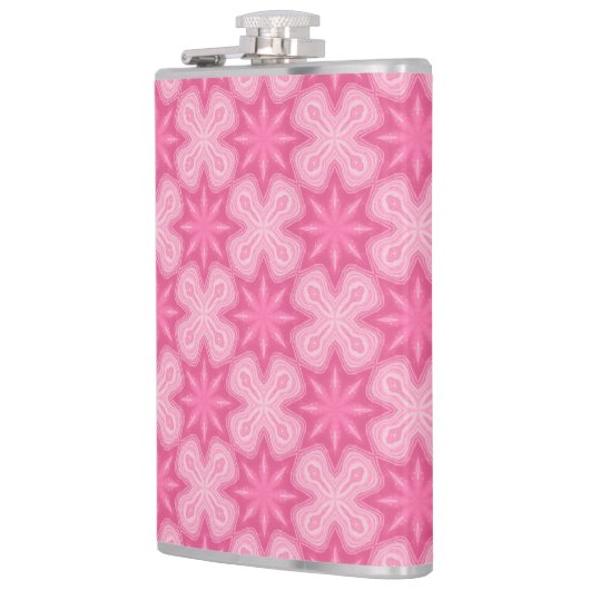 ピンクと白 フラスク (左)