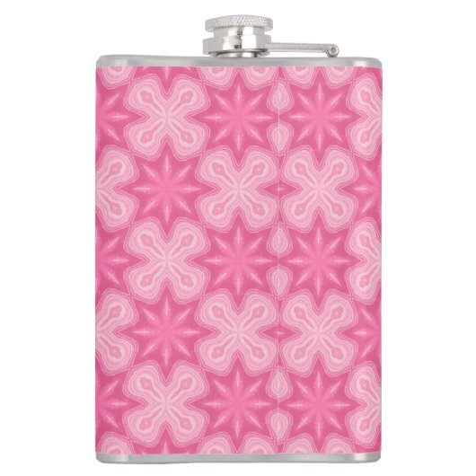 ピンクと白 フラスク (裏面)