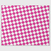 ピンクと白 ラッピングペーパー (フラット)