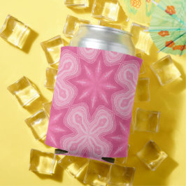 ピンクと白 缶クーラー