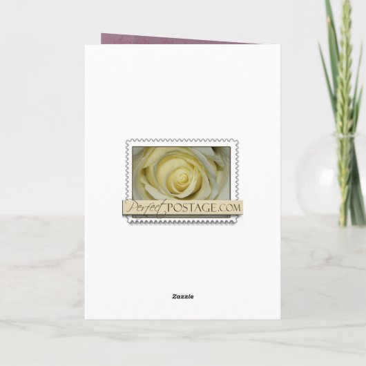 ピンクと紫で60番目の誕生日をお迎えします カード (裏面)