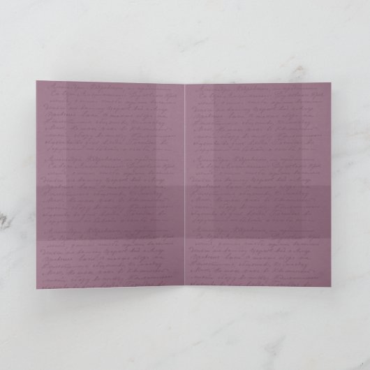 ピンクと紫で60番目の誕生日をお迎えします カード (内部)