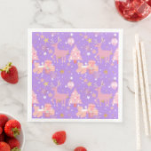 ピンクと紫と金ゴールドクリスマスデザイン (インサイチュ)