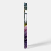 ピンクと紫のアルコールインクフラワー Case-Mate iPhoneケース (裏面 / 左)