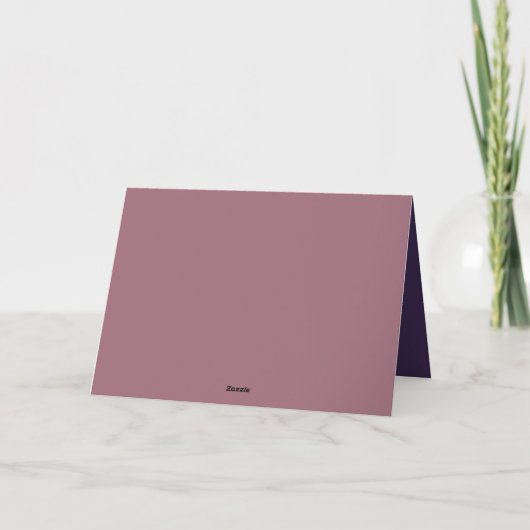 ピンクと紫のインク聖家族 シーズンカード (裏面)