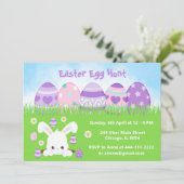 ピンクと紫のイースターエッグ狩り 招待状 (スタンド正面)