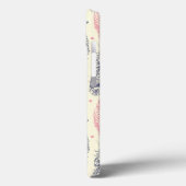 ピンクと紫のエスニックの羽毛模様 Case-Mate iPhoneケース (裏面 / 左)