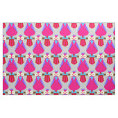 ピンクと紫のオウム ファブリック (ファットクウォーター)