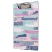 ピンクと紫のクリップボストライプのード クリップボード (左)