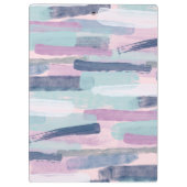 ピンクと紫のクリップボストライプのード クリップボード (裏面)