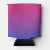 ピンクと紫のグラデーション色 缶クーラー (正面)