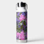 ピンクと紫のシャクナゲフローラ ウォーターボトル (正面)