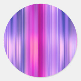 ピンクと紫のストライプのバルミツワー ラウンドシール