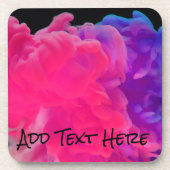 ピンクと紫のデジタルスモーク コースター (正面)