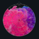 ピンクと紫のデジタルスモーク ダーツボード<br><div class="desc">ピンクと紫の完璧な色合いを一緒に作来り、本当に素晴らしい芸術を作り出す！簡単にあなたの選択の文字を追加すると、あなたはこれらのギフトとして、または自分自身のために作ることができる！この人目を引くグラフィックは誰でも幸せになる！</div>