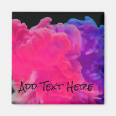 ピンクと紫のデジタルスモーク マグネット (正面)